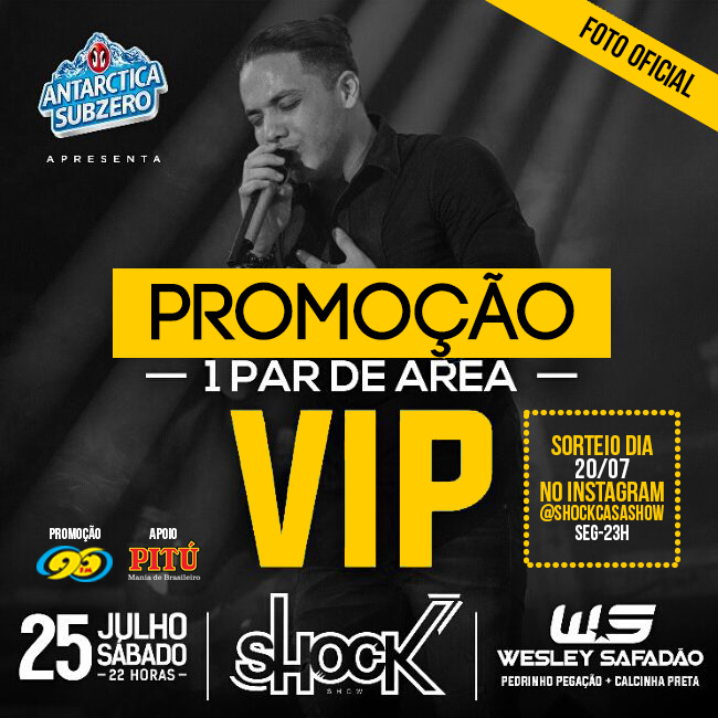 Nova Promoção no Instagram! Participe e concorra a 2 acessos VIP! -  Notícias - Shock Show